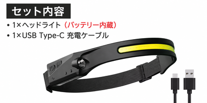 暗い場所でも作業がはかどる！両手が使えるLEDヘッドライト